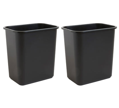 United Solutions - Papelera de basura de 7 galones / 28 cuartos de galón para ahorrar espacio, se adapta debajo del computadora y espacios pequeños y estrechos en comerciales, cocina, oficina en casa