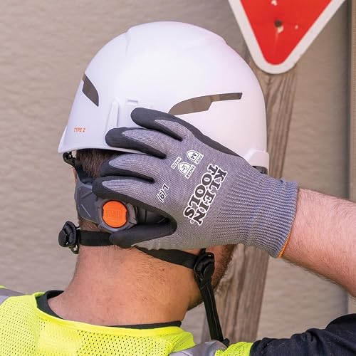 KLEIN TOOLS 60587 | Guantes Nivel De Corte A4 | Talla CH | Agarre Superior | Guantes de trabajo con protección A4 contra cortes y agarre firme para usar herramientas en seco o húmedo.