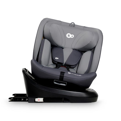Kinderkraft I-GROW Silla de Auto 360° I-Size 0-36 kg - Gray