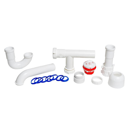 Oatey Sure-Vent Válvula de Admisión de Aire, Kit de Instalación 1.5 Pulgadas - 1.5 in. 20 Branch - Blanco