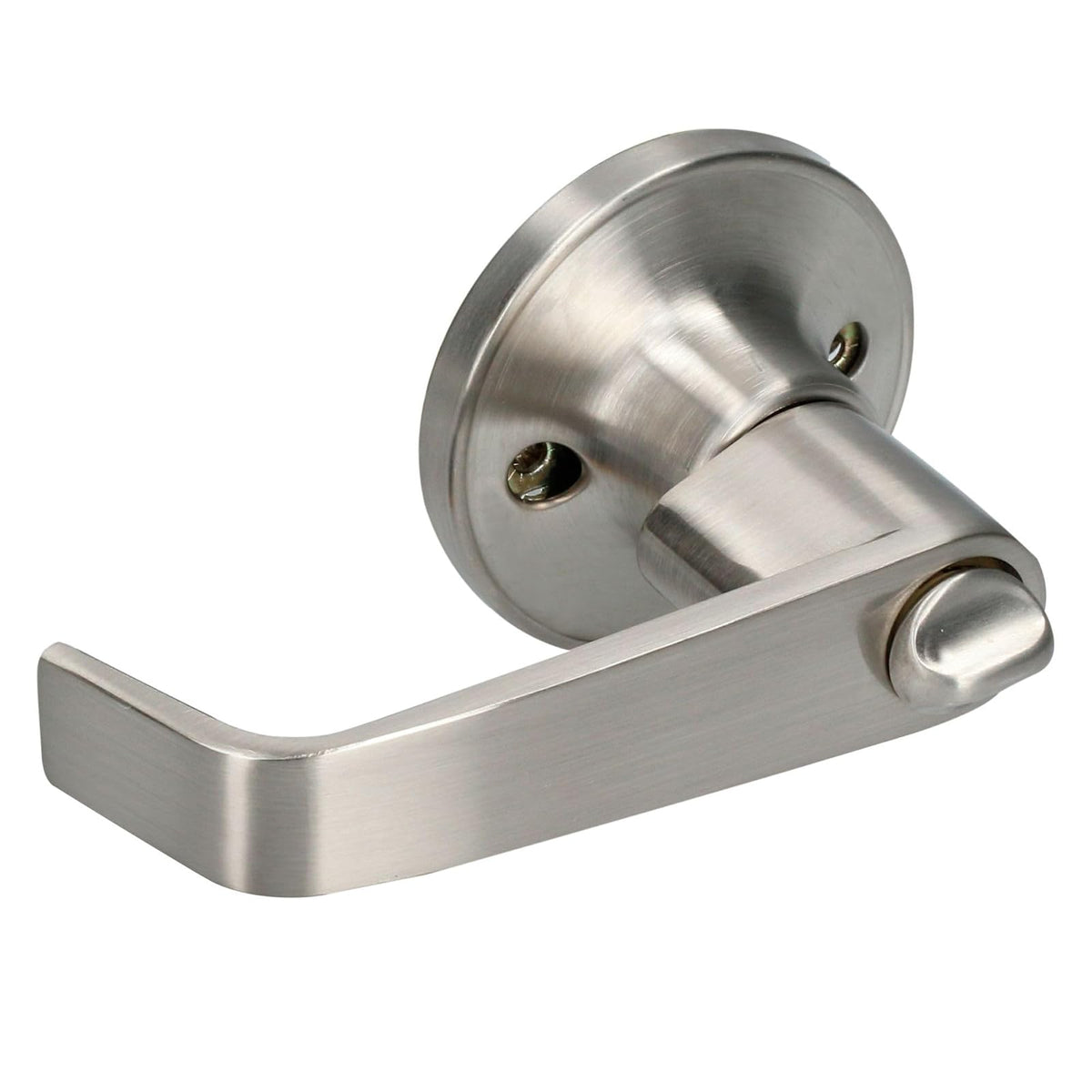 Lock 22MA Lock Manija tubular rect func recámara acabado níquel satina, color, pack of/paquete de 1