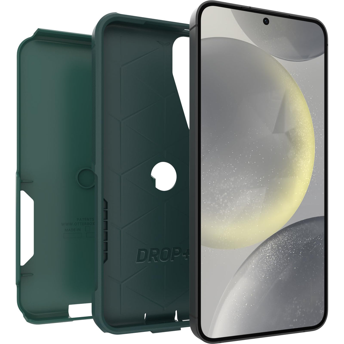 OtterBox - Funda para Samsung Galaxy S24+ Commuter Series – Obtén Tus Verdes, Delgada y Resistente, Apta para el Bolsillo, con protección de Puerto