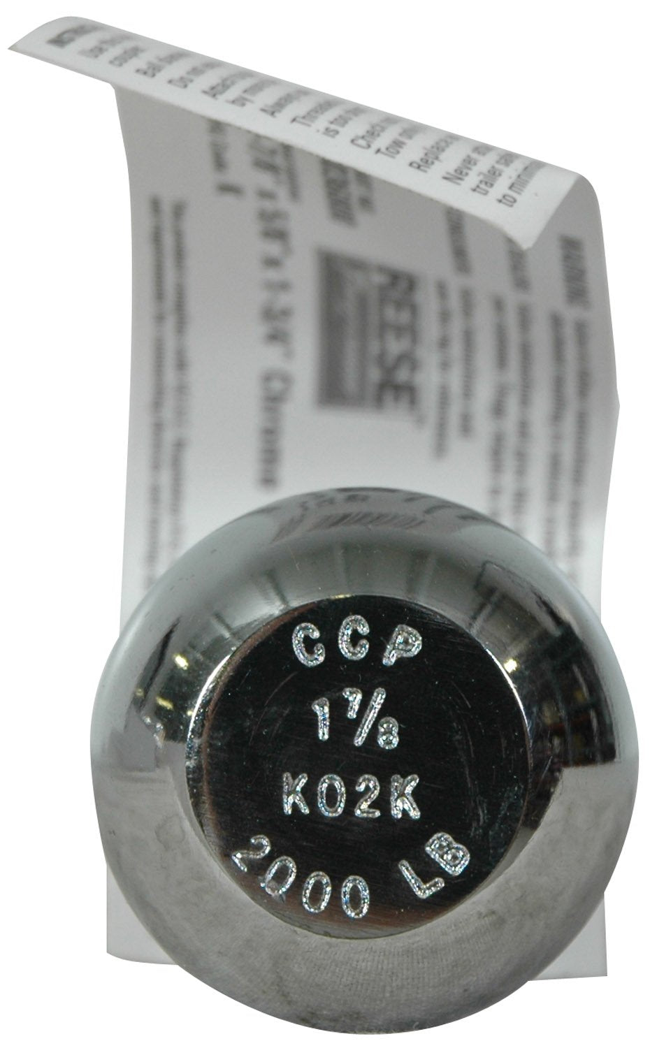 Reese Towpower 7036800 - Bola de Enganche cromada para Tractores de césped (1-7/8 Pulgadas)