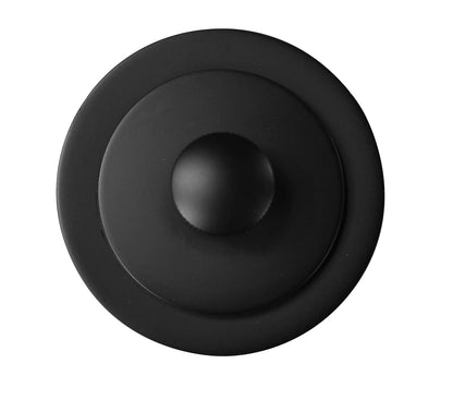 Westbrass D94-2-62 - Juego de rebosadero de dos agujeros, color negro mate