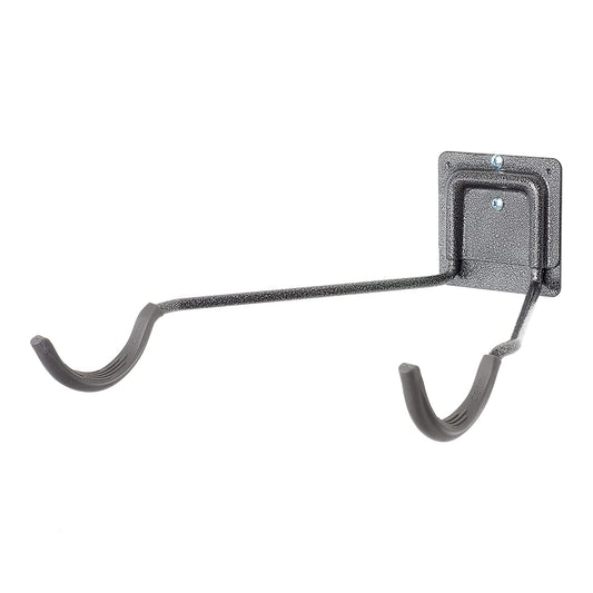 Delta Cycle - Soporte de pared para bicicleta individual, soporte horizontal para bicicleta, diseño de gancho resistente que proporciona una fácil instalación de acceso de almacenamiento, soporte soporta hasta 50 libras