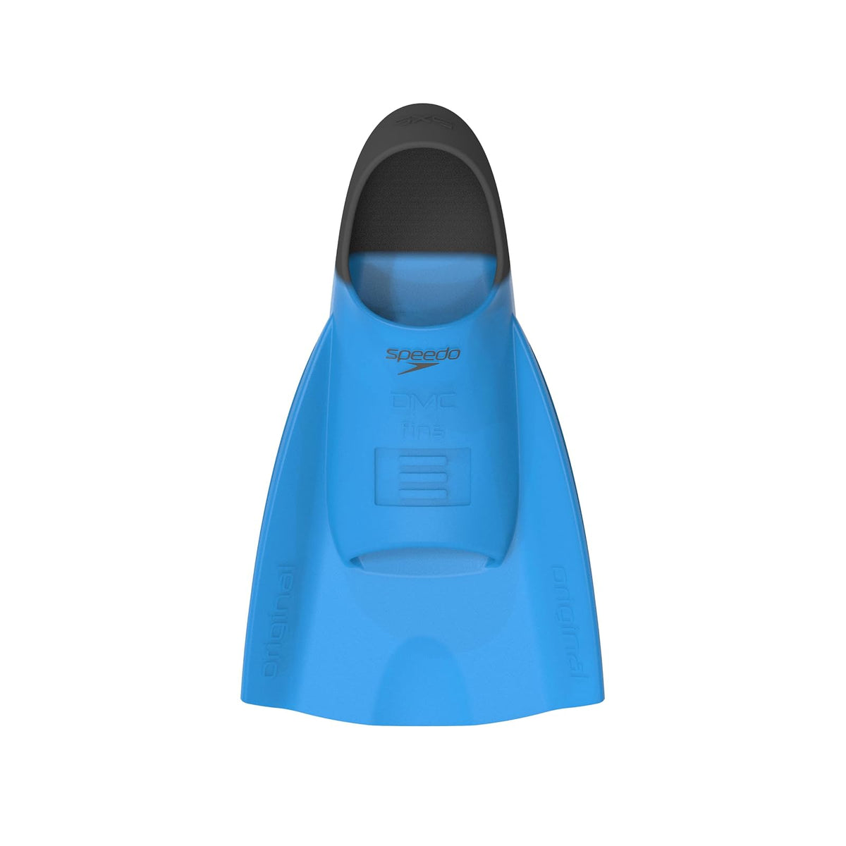 Speedo Unisex-Adult Swim Training Fins Silicone - XS - DMC Original Azul - Carbón