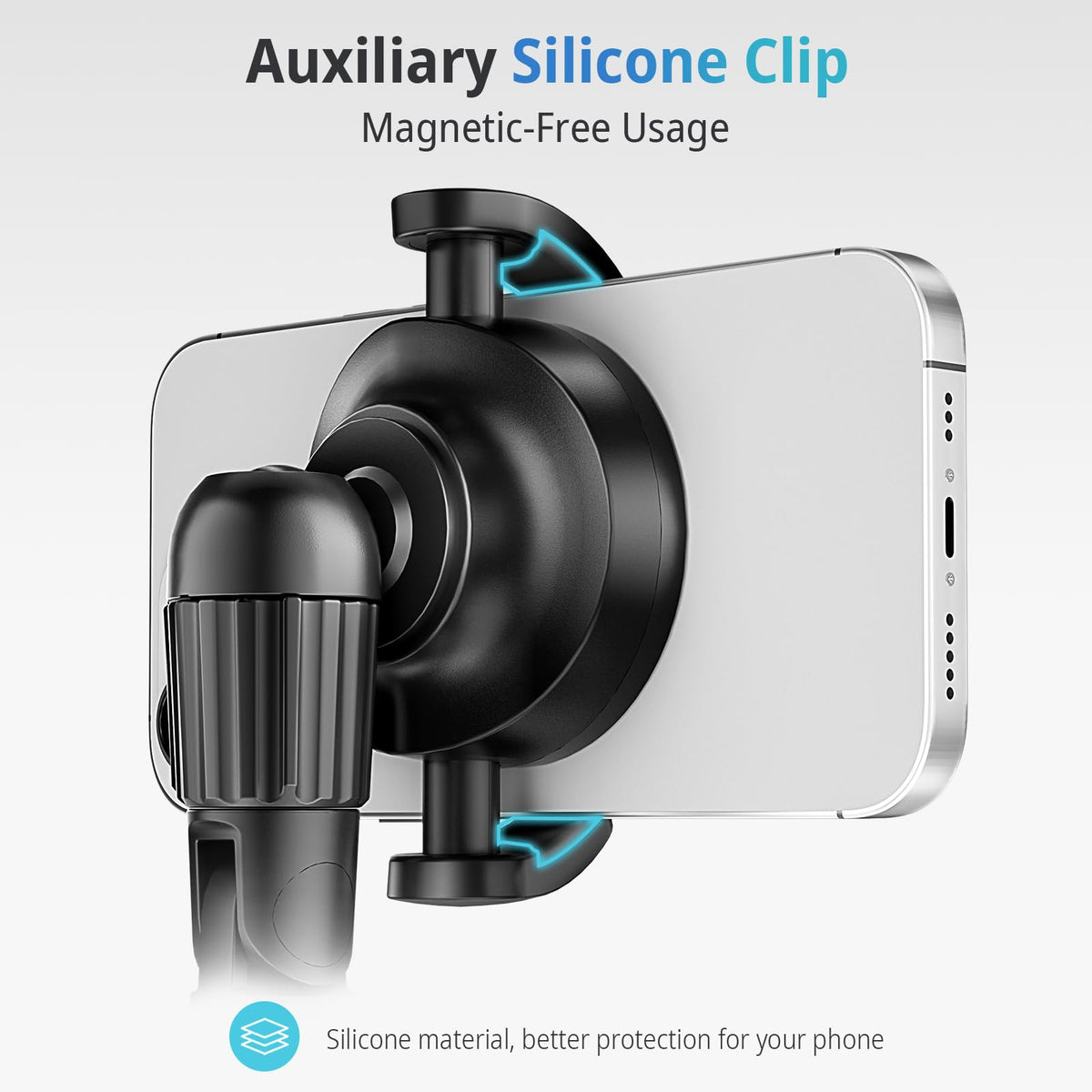 UBeesize - Trípode magnético para Selfie de 68 Pulgadas con Control Remoto inalámbrico, Soporte Extensible, Compatible con MagSafe, para iPhone 15, 14, 13, 12 Series y teléfonos Android