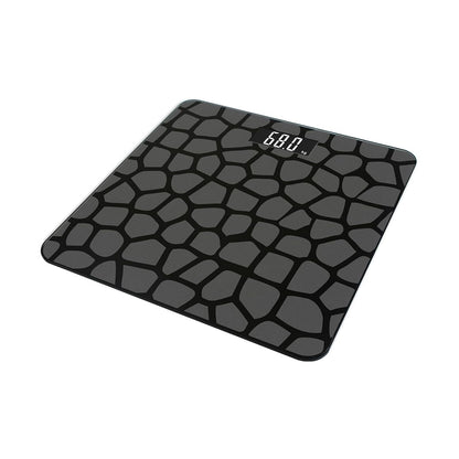 Wellpro báscula Digital de vidrio,Superficie Antideslizante, Pantalla LCD, sensor de Alta Precisión, encendido y apagado Automático, diseño moderno