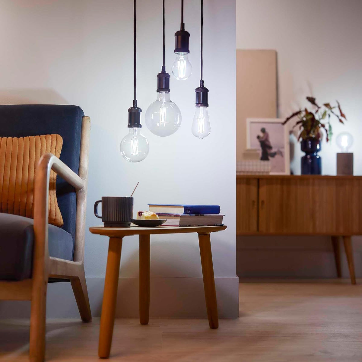 Philips LED Foco Vintage Espiral Diseño de Cristal Luz Fría