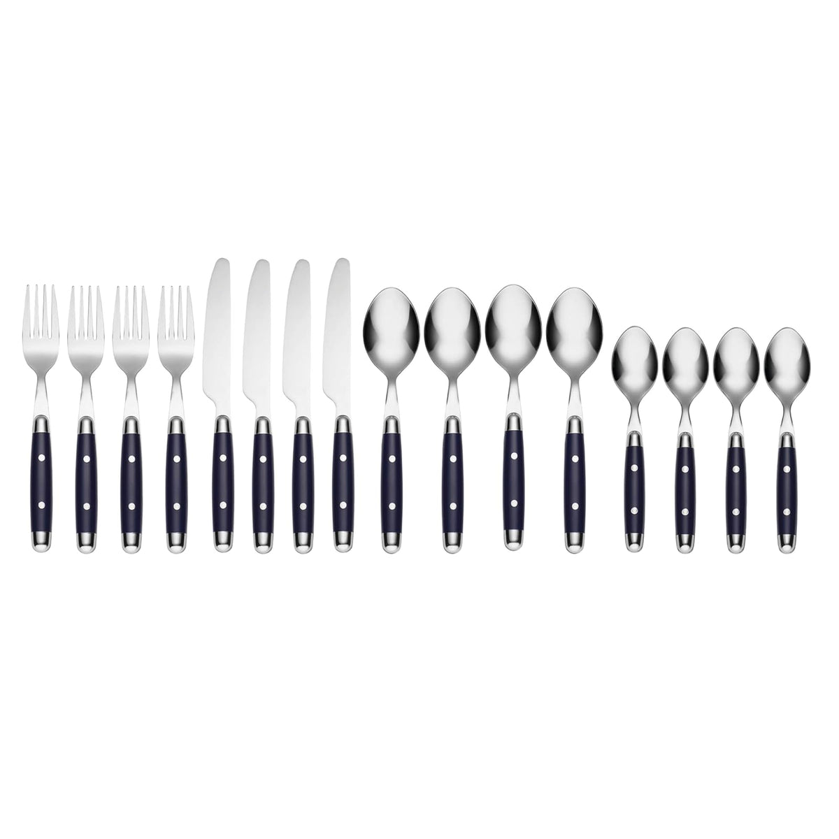 Cambridge Silversmiths Jubileo, Juego de cubiertos de 6 piezas, servicio para 4