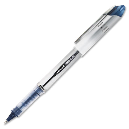 Uni-ball Vision Elite BLX Infusión Bolígrafos Rollerball, punta negrita (0,8 mm), azul/negro, 12 unidades – 61232