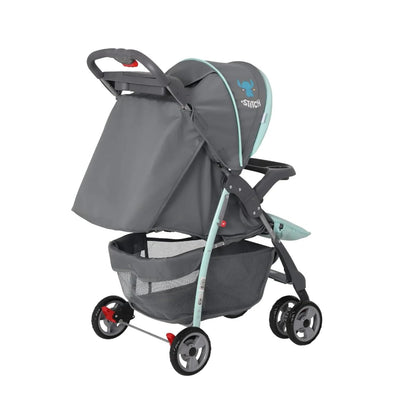 Infanti - Carriola para Bebé Disney Stitch- Travel System - Sistema de Viaje de 0 Meses a 3 Años, Hasta 15 kg - Color Turquesa