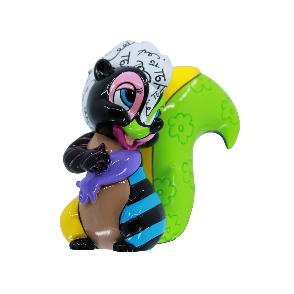 Enesco Disney Britto Bambi Flower Coy Pose - Figura en Miniatura, 3 Pulgadas, Multicolor