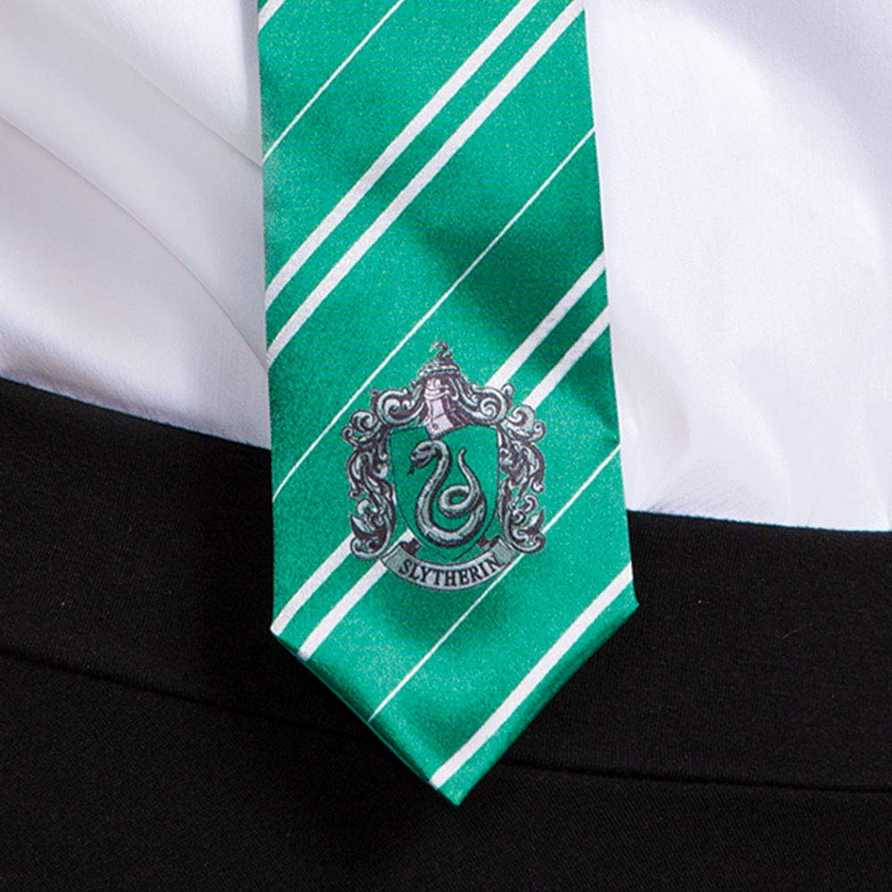 Accesorio Oficial Harry Potter, Corbata Slytherin para Adulto, Wizarding World, Unitalla