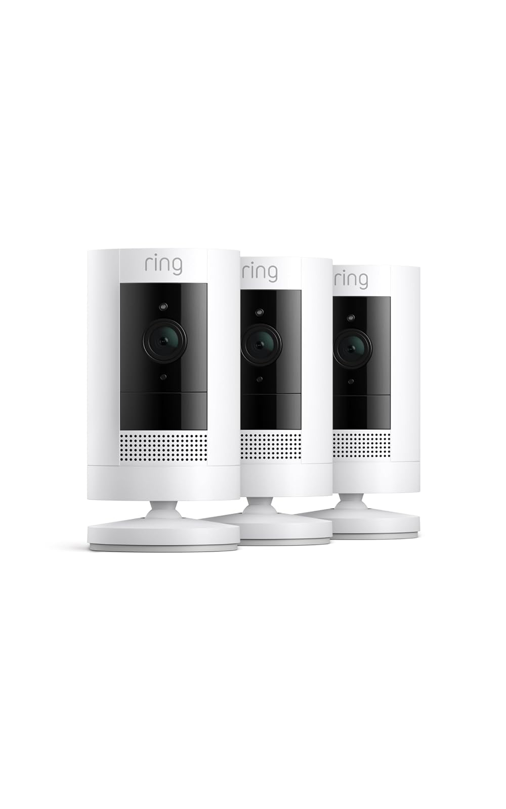 Ring Cámara para Exteriores Inalámbrica - Blanco - 3 cámaras - Solo cámara