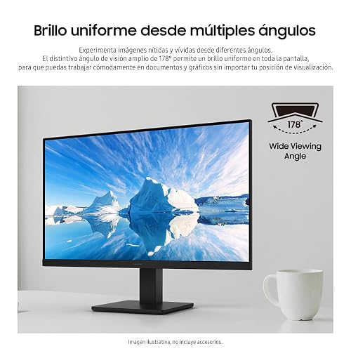 Samsung Essential FHD S3 LS24F310EALXZX Monitor 24" FHD 120Hz, Panel VA, Resolucion FHD, Tiempo de Respuesta 5 ms (GTG)