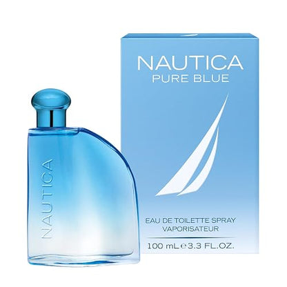 NÁUTICA, Blue Eau de Toilette, Fragancia Unisex, Aroma Fougère Marino, Vegano, Fresco y Duradero, 100 ML