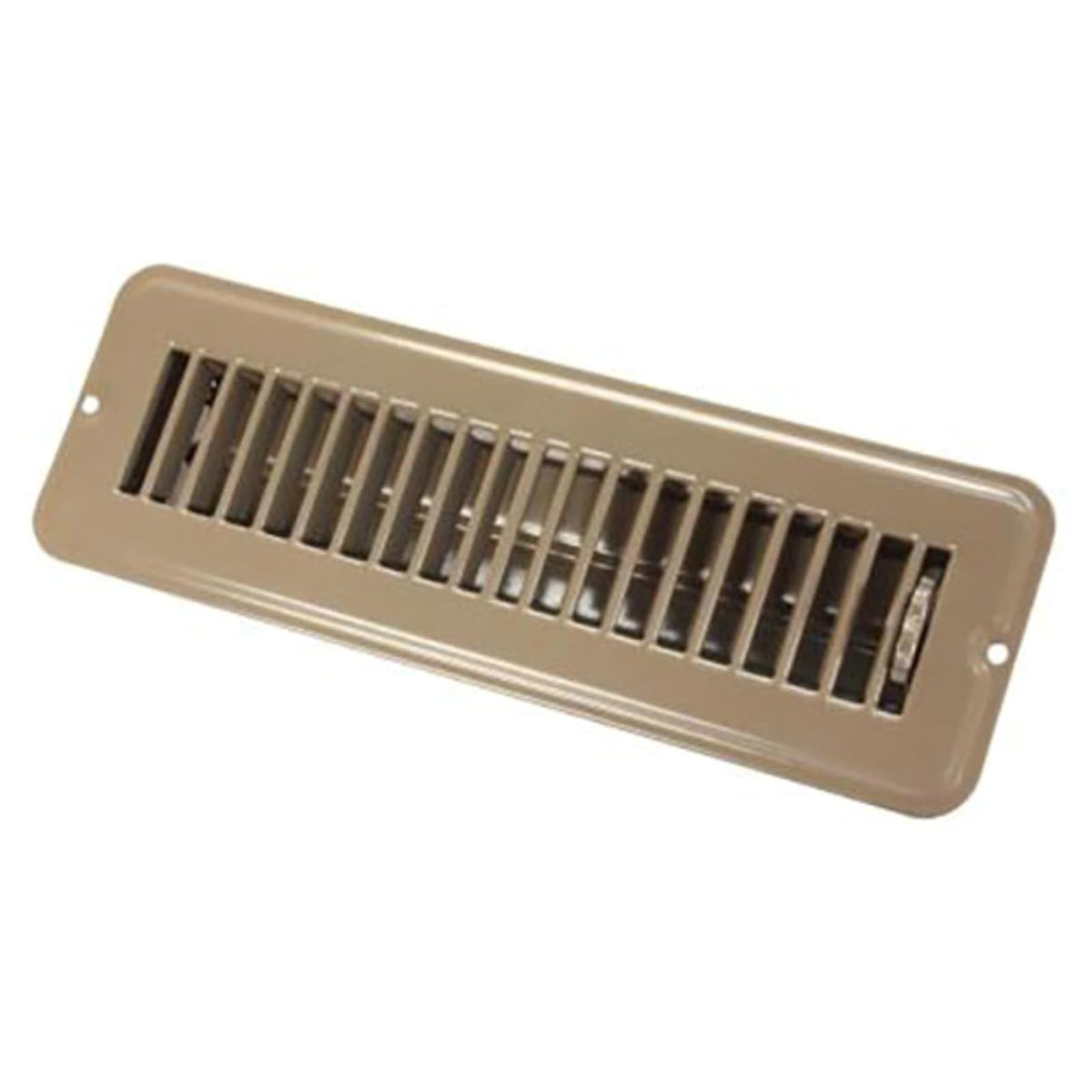 JR Products 02-28915 Dampered Floor Register - 2" x 10", Brown