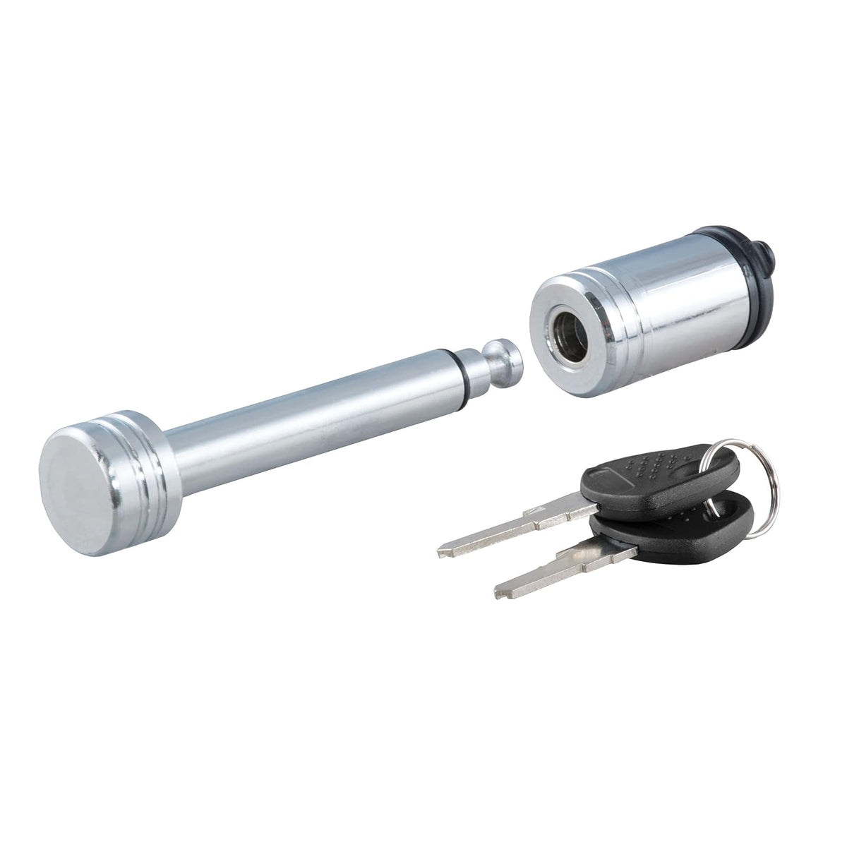 CURT 23501 Cerradura de Enganche de Remolque, Pin 1/2", Receptor 1-1/4"