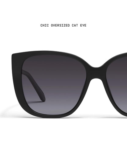 Quay - Womens Sunglasses, Square Lenses with UV Protection, Oversized Sunglasses (Ever After)