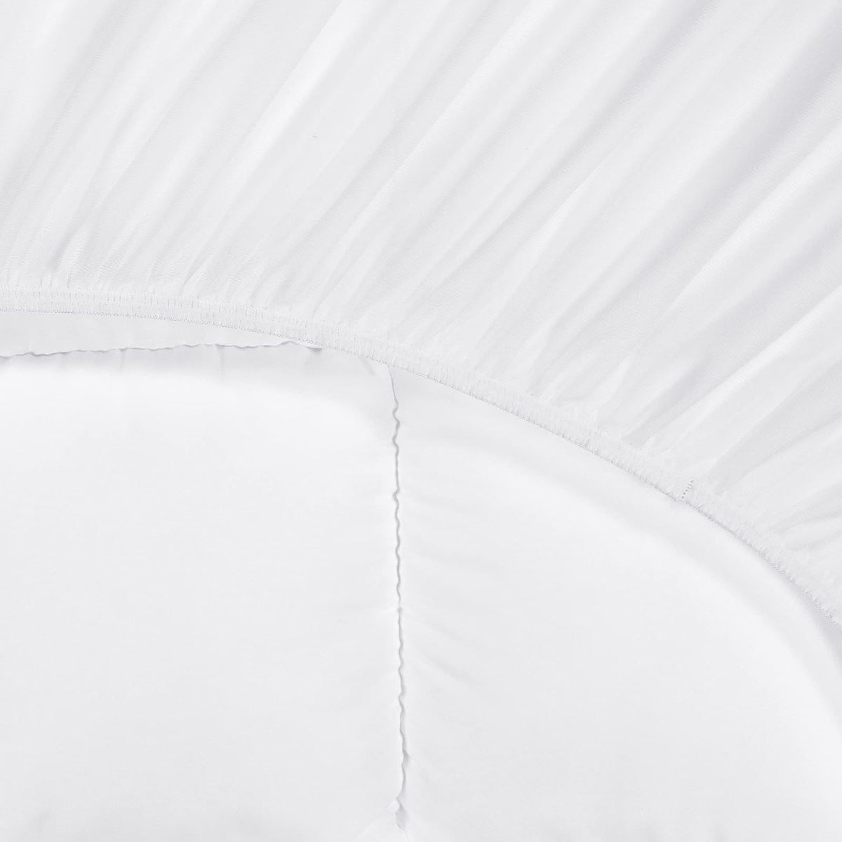 Serta Down Illusion - Protector de colchón para Cama King, Color Blanco