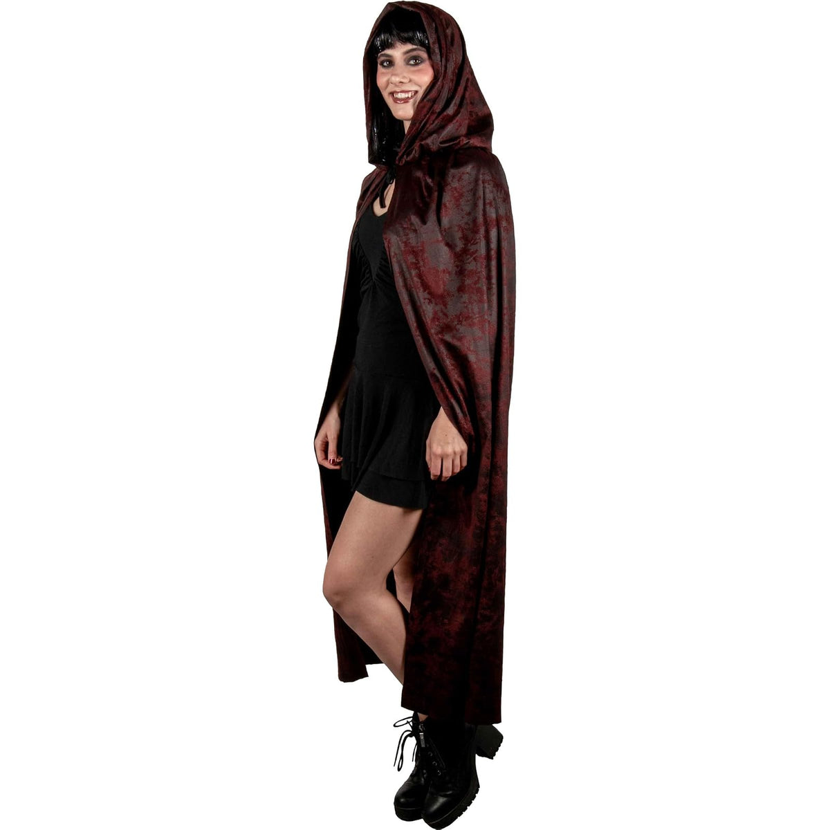 REV Capa Antigua de Poliéster – Capa Estilo Histórico para Disfraz de Hechicero, Monje o Anciano – Ideal para Cosplay, Evento Escolar, Halloween o Fiesta Temática