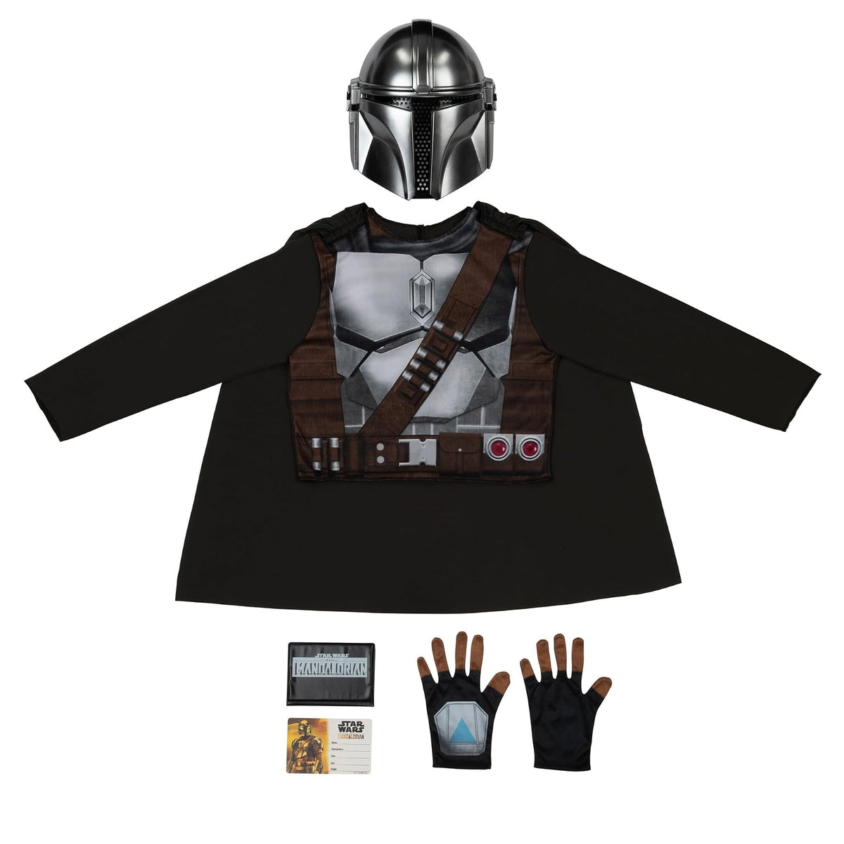Star Wars The Mandalorian - Caja Oficial de Vestir para jóvenes, Blusas, Guantes y máscaras del mandaloriano, Boba Fett y Stormtrooper Multi