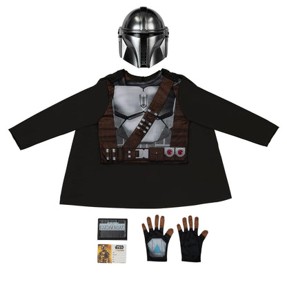 Star Wars The Mandalorian - Caja Oficial de Vestir para jóvenes, Blusas, Guantes y máscaras del mandaloriano, Boba Fett y Stormtrooper Multi