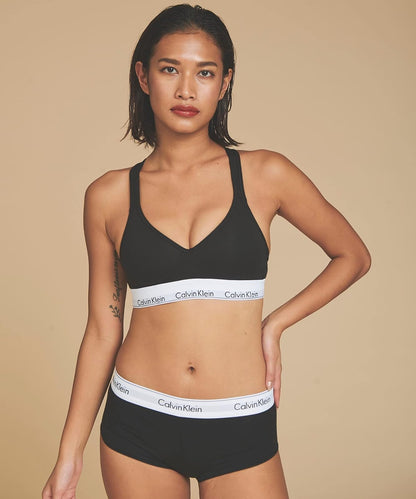 Calvin Klein - Pantalón Corto de algodón Moderno para Mujer