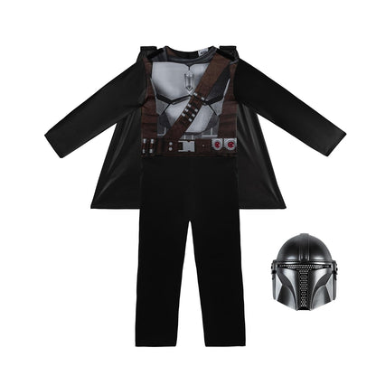 STAR WARS Boys Mandalorian Costume, Kids Halloween Costume, Child - Officially Licensed Small