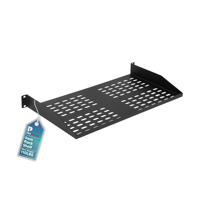 ProMaster - Estante ventilado para Servidor, 19 Pulgadas, 10 Pulgadas de Profundidad, 1U Universal integración Servidor ventilado Bandeja de Montaje en Rack para Flujo de Aire Constante, Montaje en