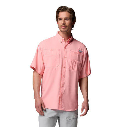 Columbia PFG Tamiami II Camisa de Pesca Manga Corta para Hombre - 3X - Rosa 10 piezas