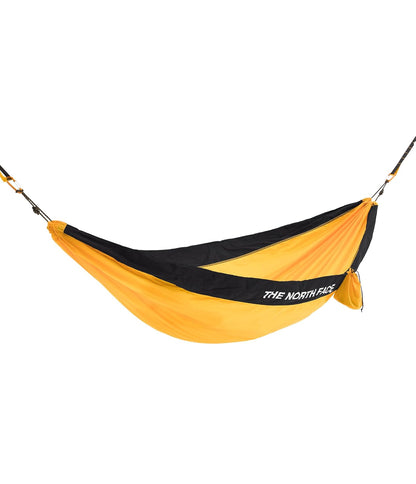 The North Face Wawona - Hamaca de campamento | Incluye mosquetones y correas de árbol para una fácil instalación, bolsa de almacenamiento que se dobla como bolsillo, ligera y plegable, Summit Gold/TNF