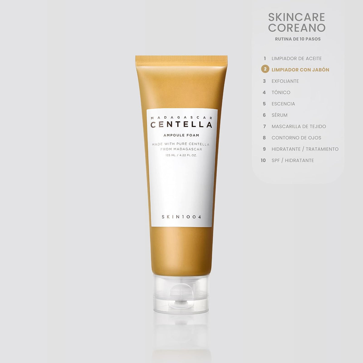 Madagascar Centella Ampoule Foam by Skin1004 for Women - 4.22 oz Cleanser