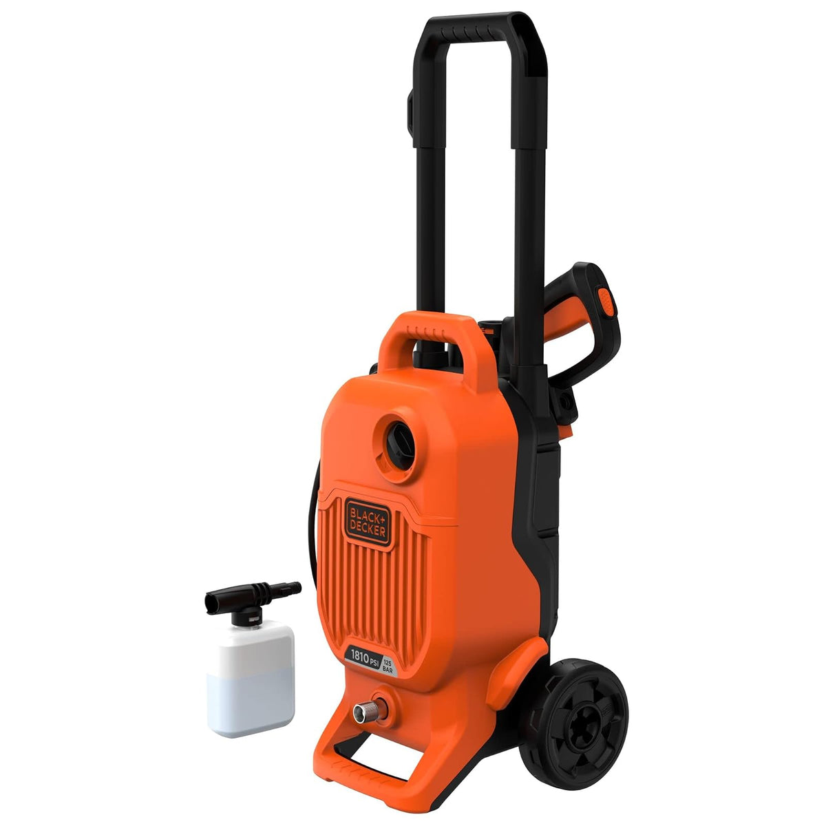 BLACK+DECKER Hidrolavadora de Alta Presión, 1700W, 1810PSI, BEPW1800T