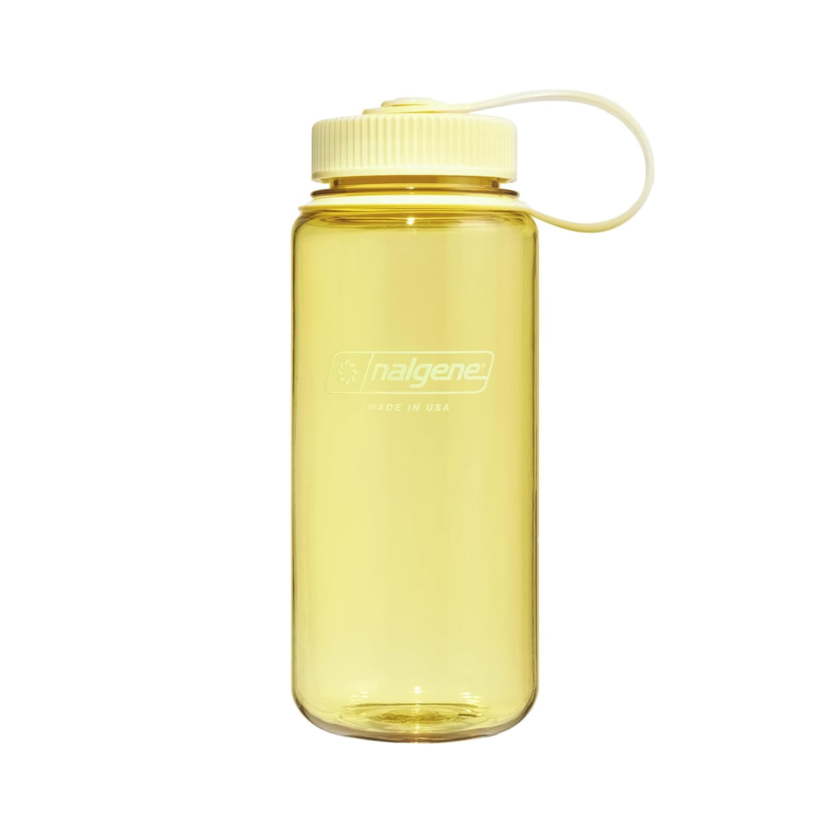 Nalgene Sustain Tritan - Botella de agua sin BPA hecha con material derivado de 50% residuos de plástico (utilizando balance de masa certificado ISCC), 16 onzas, boca ancha, mantequilla