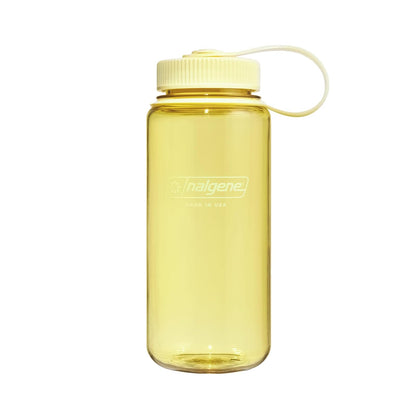 Nalgene Sustain Tritan - Botella de agua sin BPA hecha con material derivado de 50% residuos de plástico (utilizando balance de masa certificado ISCC), 16 onzas, boca ancha, mantequilla