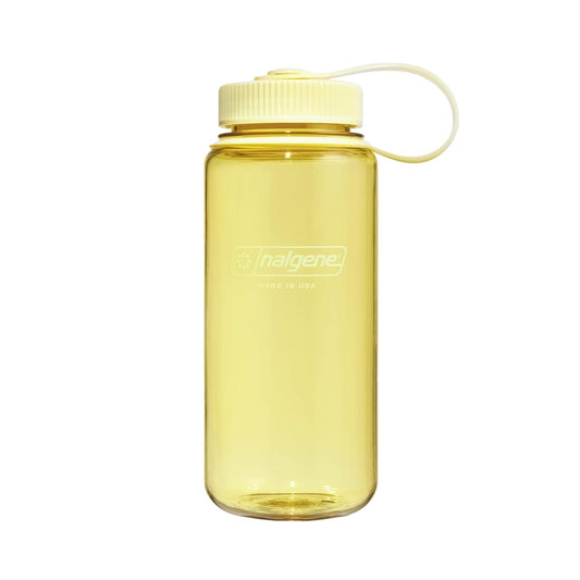 Nalgene Sustain Tritan - Botella de agua sin BPA hecha con material derivado de 50% residuos de plástico (utilizando balance de masa certificado ISCC), 16 onzas, boca ancha, mantequilla