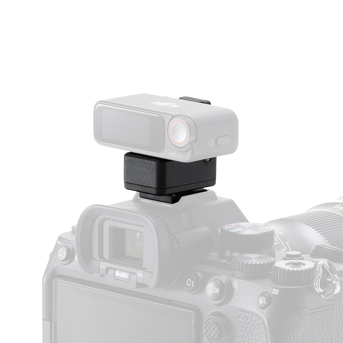 DJI Adaptador de cámara Mic 2, Compatible Mic 2 | Incluye adaptador de cámara y documentación para conectividad, filmación y configuración