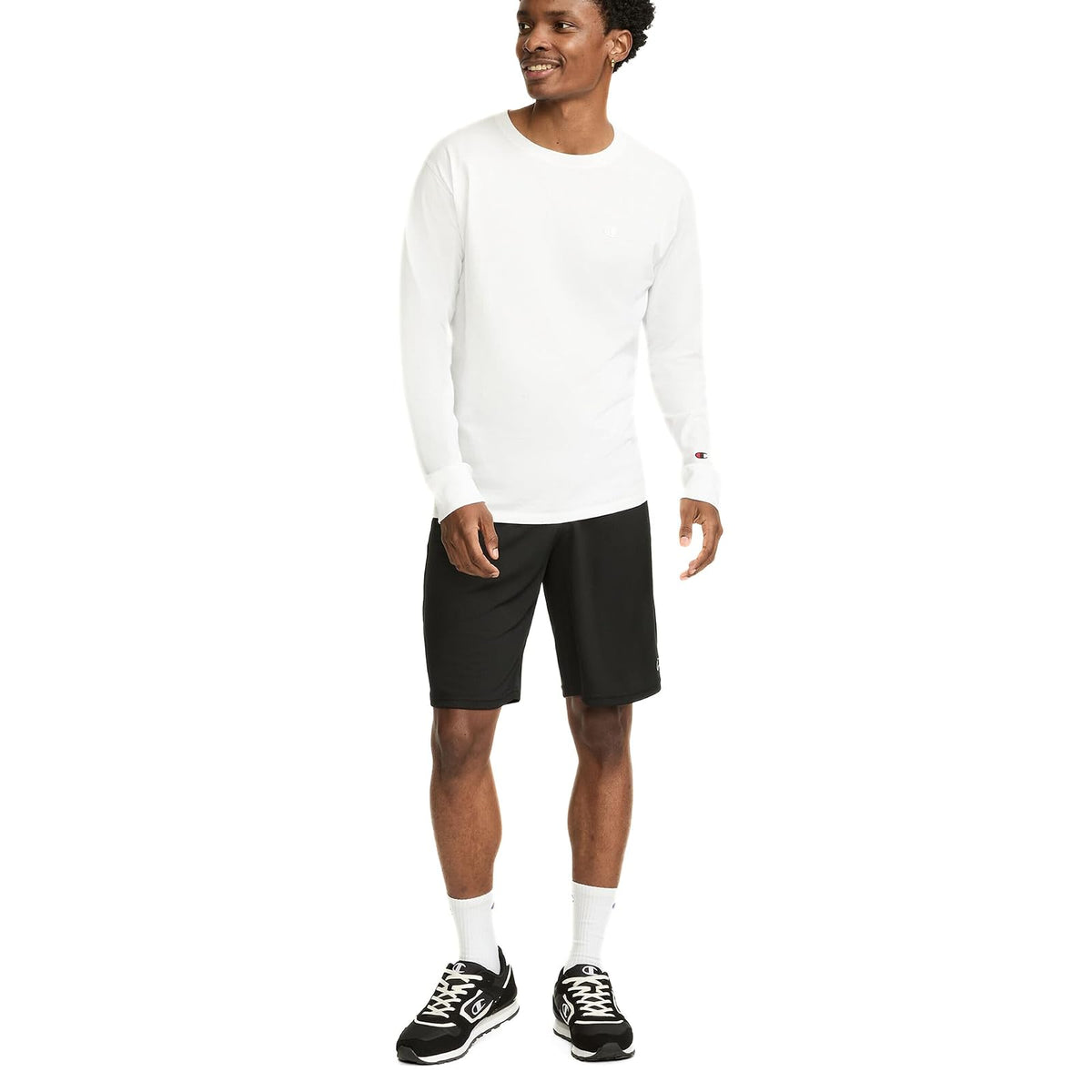 Champion Pantalones Cortos Deportivos Que absorben la Humedad Pantalones Cortos para Hombre