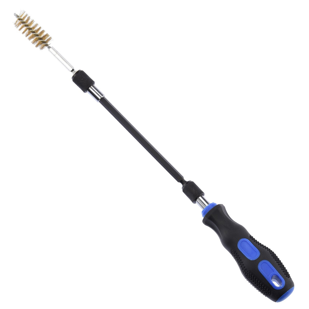 Neiko 00325A Industrial Wire Hex Shank Brush Set, 38 Piece| 1/4" Hex