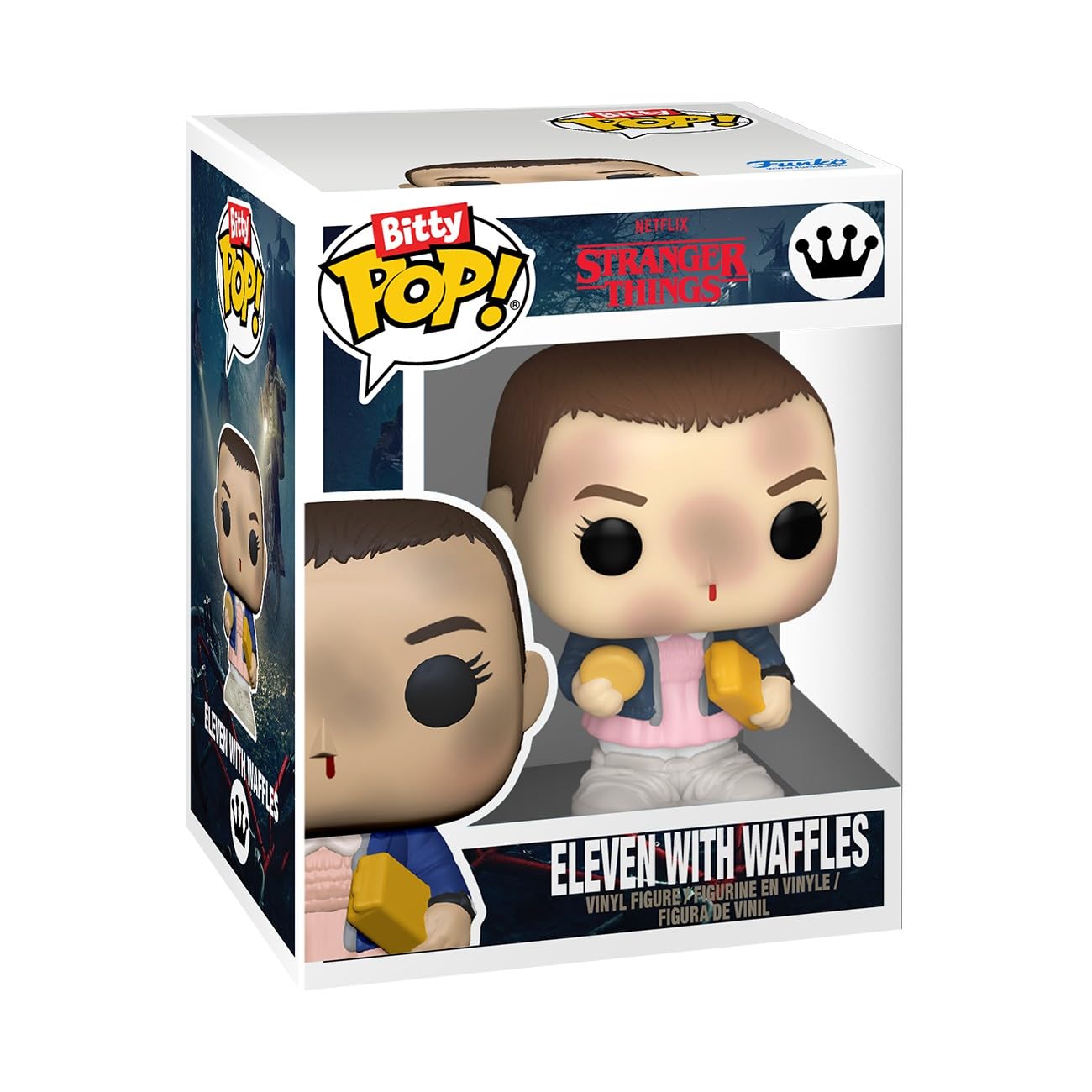 Funko Pop! Bitty 2-Pack: Stranger Things - Eleven & Demogorgon - 0.9 Inch (2.2 Cm) Collectable - Gift Idea - Party Bags Stocking - Cake Topper