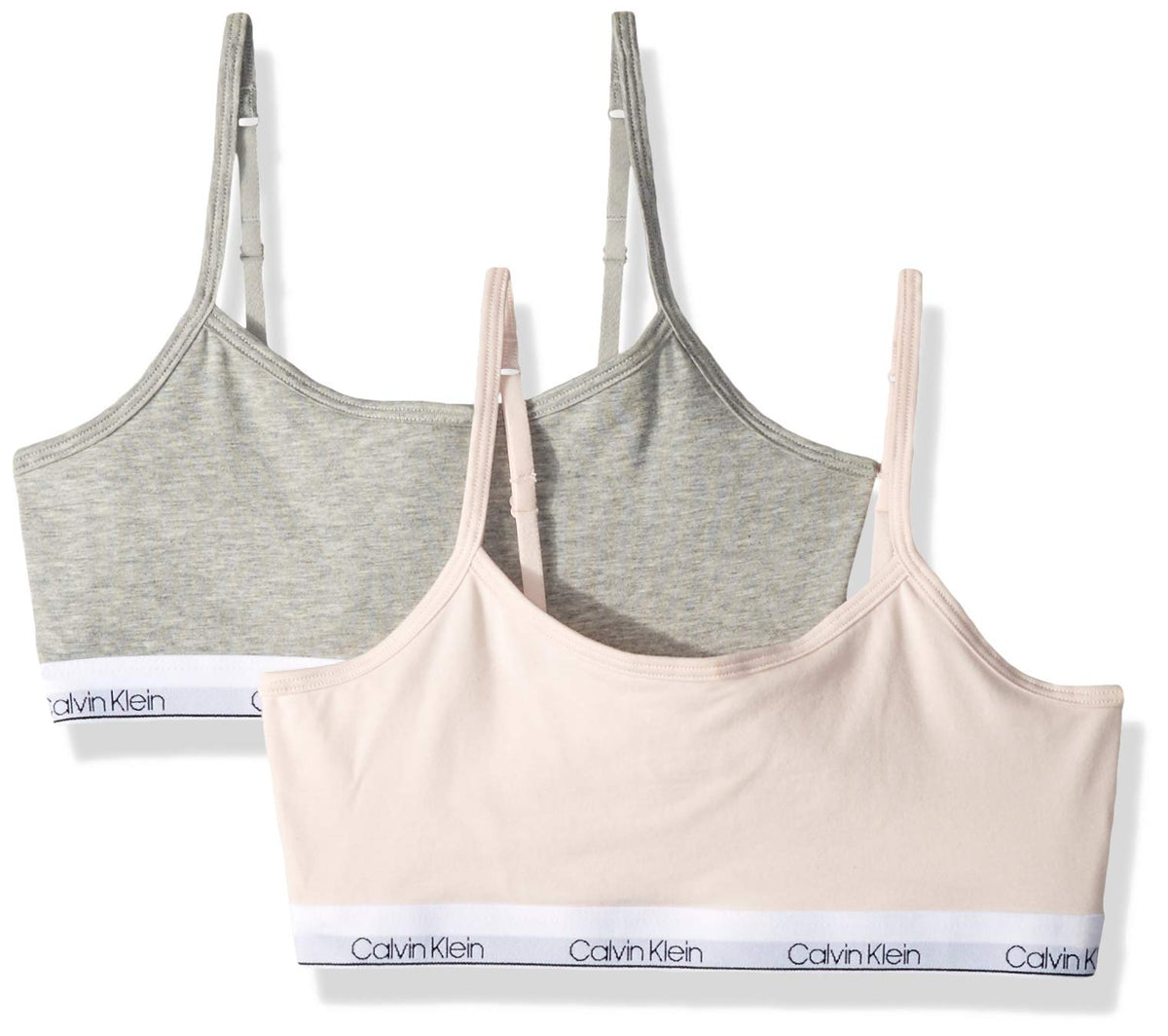 Calvin Klein Calvin Klein - Bralette de algodón con Tirantes Ajustables, para niña Ropa Interior para Niñas
