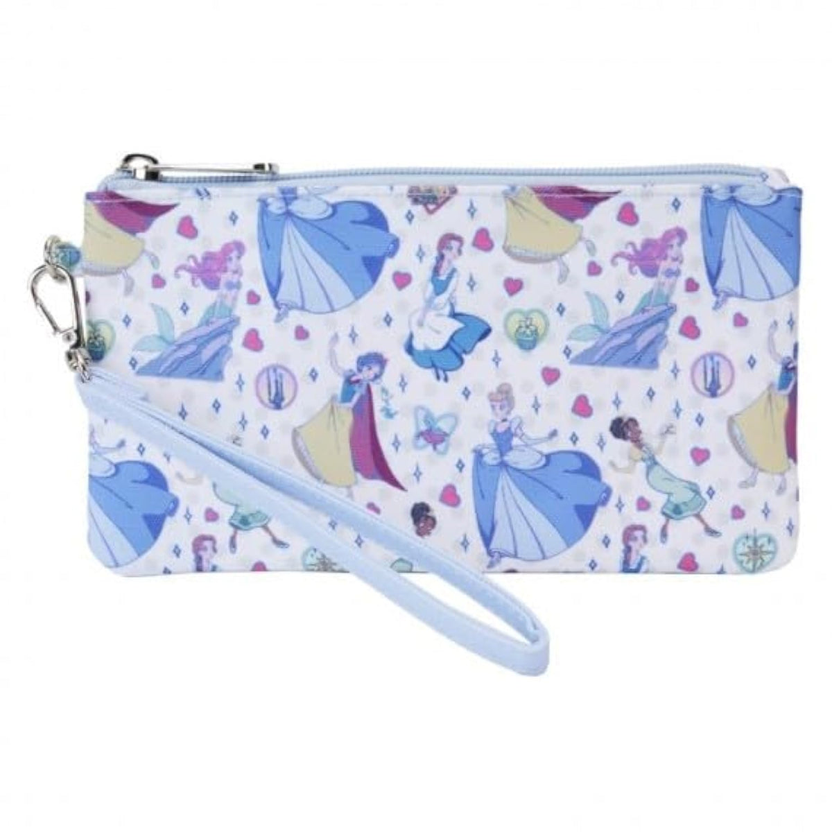 Loungefly Disney: Princess Manga Style Nylon Wristlet Wallet