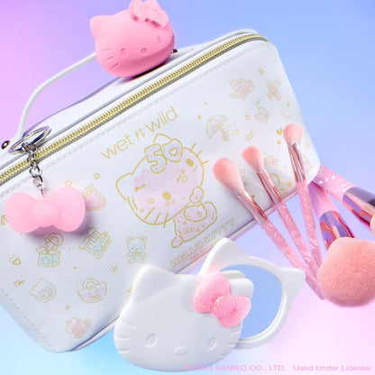 Wet n Wild Hello Kitty - Llavero con Espejo y Lazo Rosa, Mango de Agarre cómodo, versátil y portátil, Libre de crueldad y Vegano