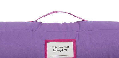 Baby Boom Funhouse Little Princess Kids - Juego de colchoneta para siesta con almohada y manta de forro polar, ideal para niñas que duermen durante la guardería, preescolar o jardín de infancia, se adapta a niños pequeños y niños pequeños, color rosa