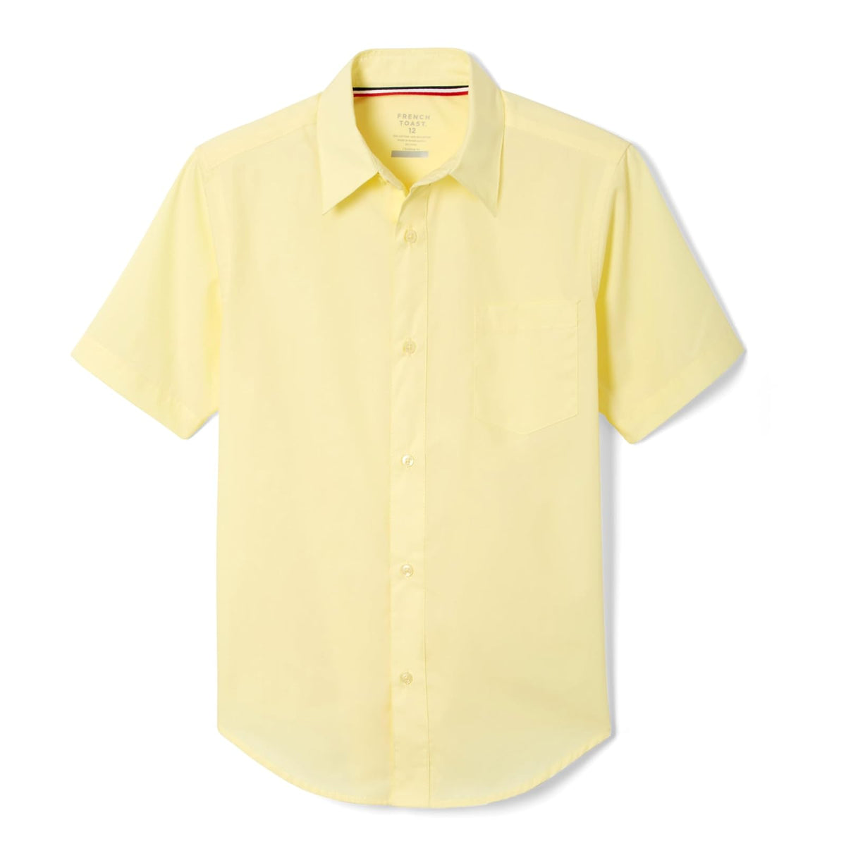 French Toast Camisa de Vestir de Manga Corta para Niño - 5 - Amarillo