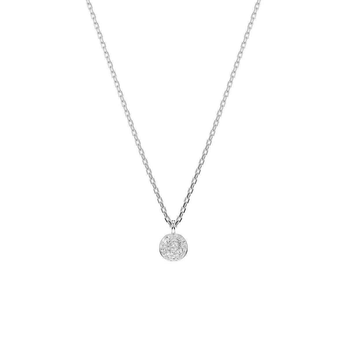 Swarovski Ginger Halskette, Damenkette mit Blauen Kristallen