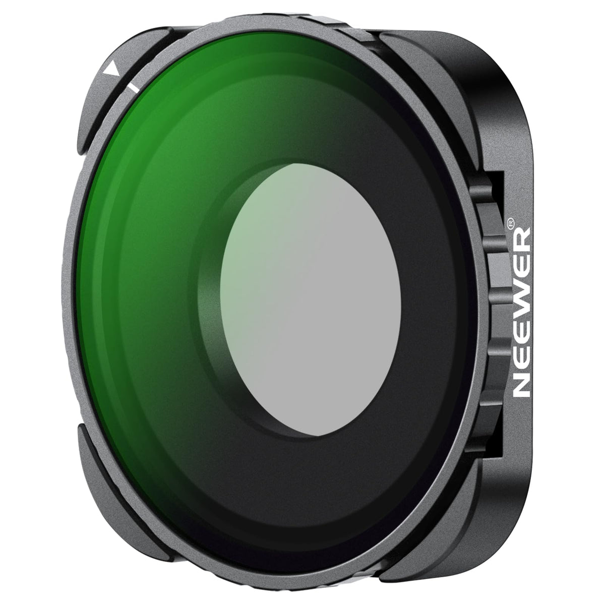 Neewer Filtro ND para Cámaras de Acción GoPro - Marco de metal - Filtro CPL giratorio