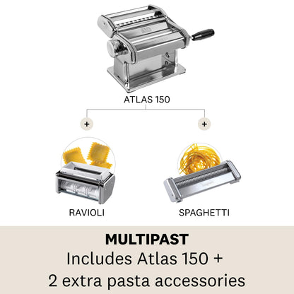 Marcato Atlas 150 - Juego de 4 máquinas de pasta
